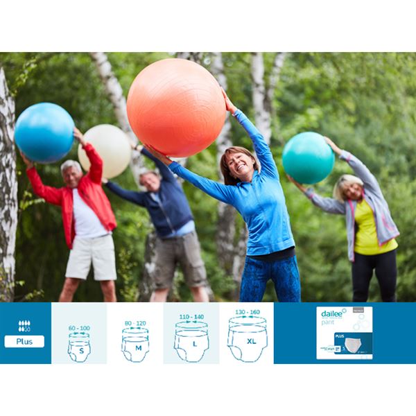 Dailee Pants Premium Plus XL15 ks