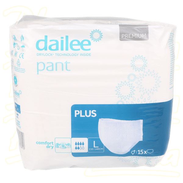Dailee Pants Premium Plus L 15 ks