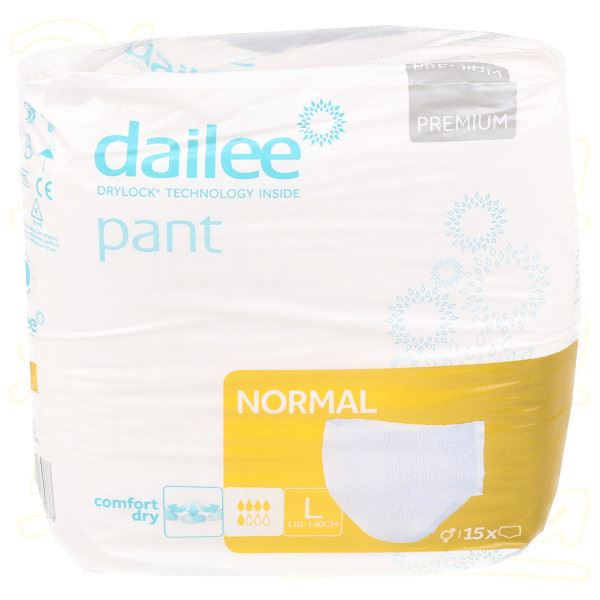 Dailee Pants Premium Normal L 15 ks