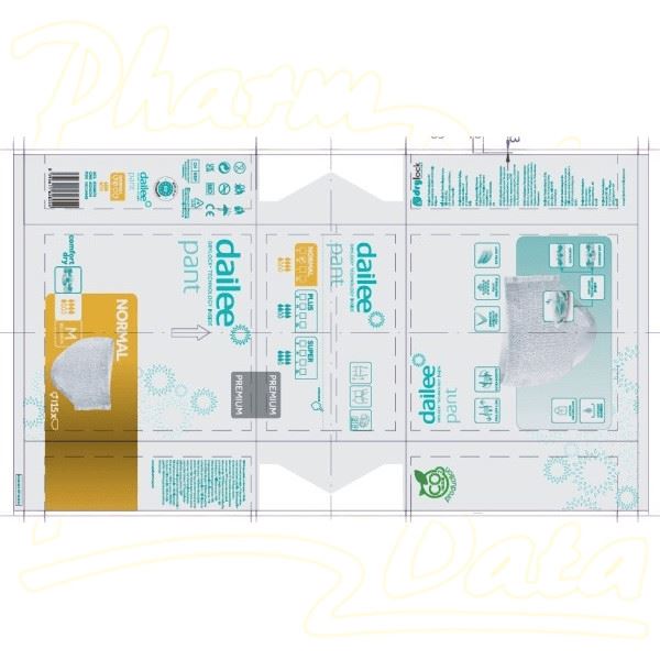 Dailee Pants Premium Normal M 15 ks