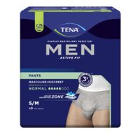 Kalhotky navlékací Tena Men Pants Normal Grey S/M Kalhotky navlékací Tena Men Pants Normal Grey S/M