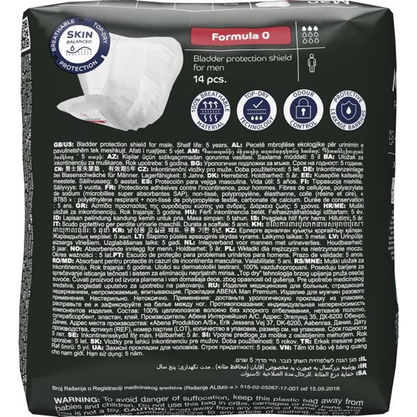 Vložky Abena Man Premium Formula 0