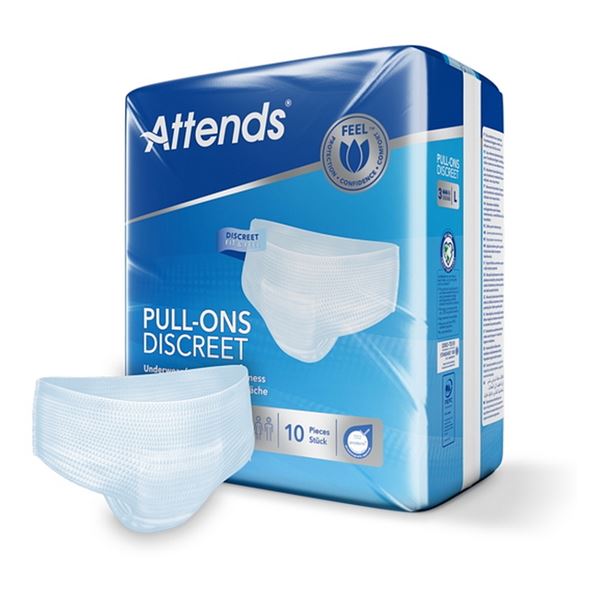 Kalhotky navlékací Attends Pull-Ons Discreet L