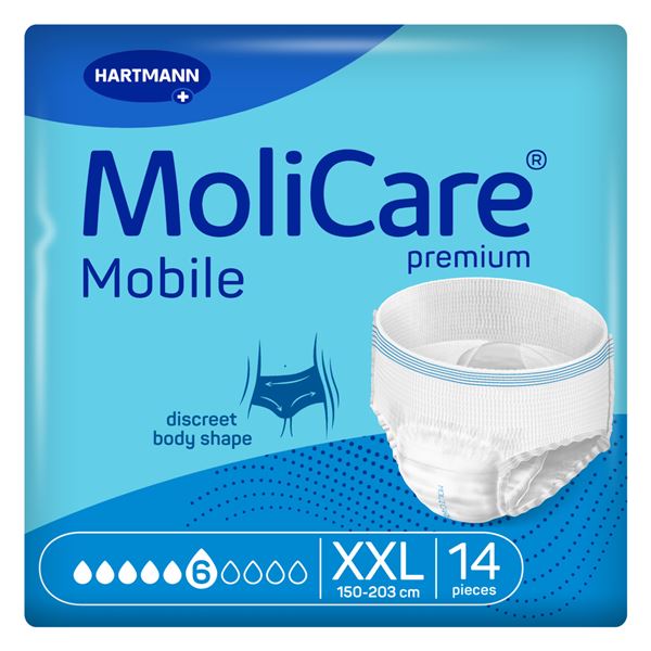Kalhotky navlékací MoliCare Mobile 6 kapek XXL
