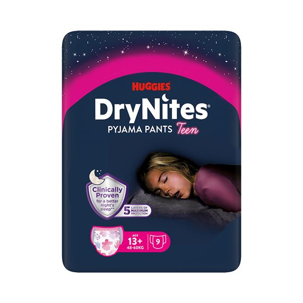 Kalhotky navlékací DryNites pro dívky13+ roků