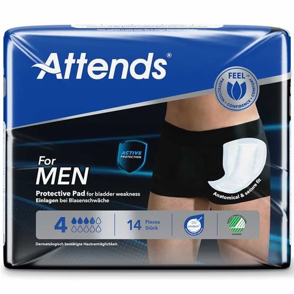 VLOŽKY ABSORPČNÍ PRO MUŽE ATTENDS FOR MEN 4