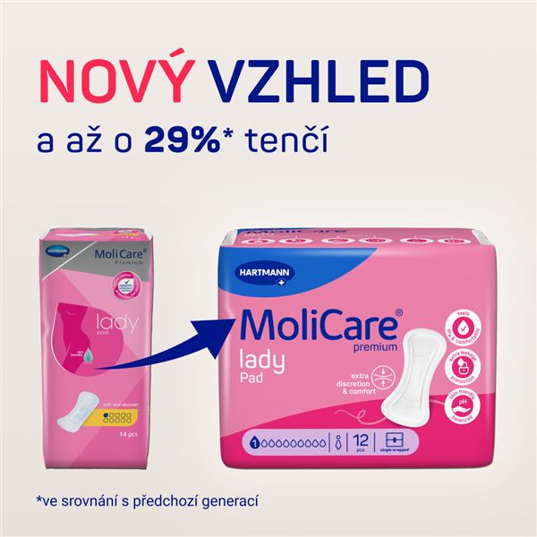 Vložky MoliCare Lady 1 kapka Micro Light