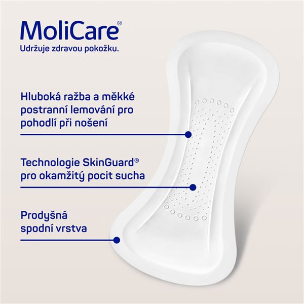 Vložky MoliCare Lady 1,5 kapky Micro