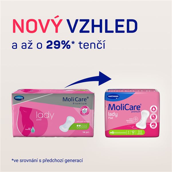Vložky MoliCare Lady 2 kapky Mini