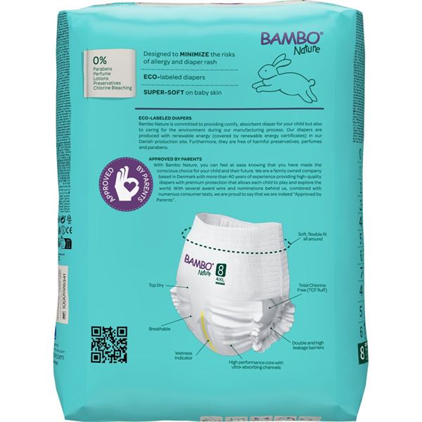  Abena Bambo Nature Pants 8  19Kg