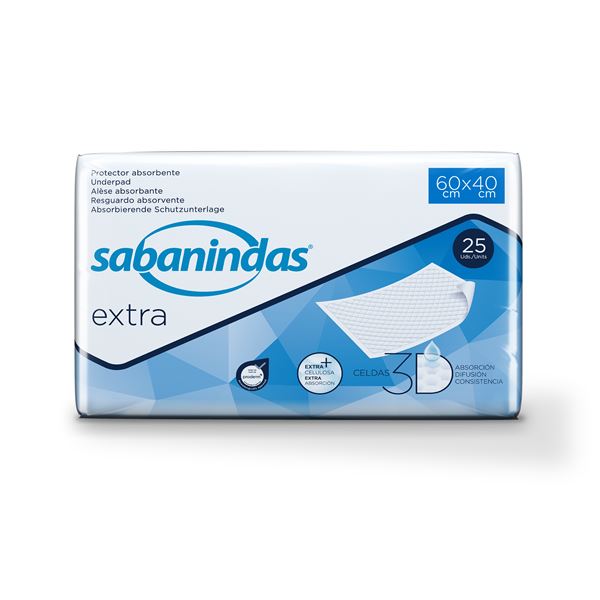 Podložky absorpční 60x40 Sabanindas Protector Extra