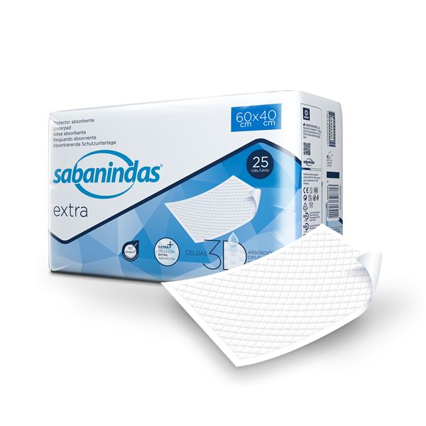 Podložky absorpční 60x40 Sabanindas Protector Extra