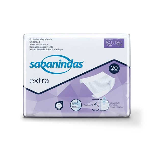 Podložky absorpční 80x180 Sabanindas Protector Extra