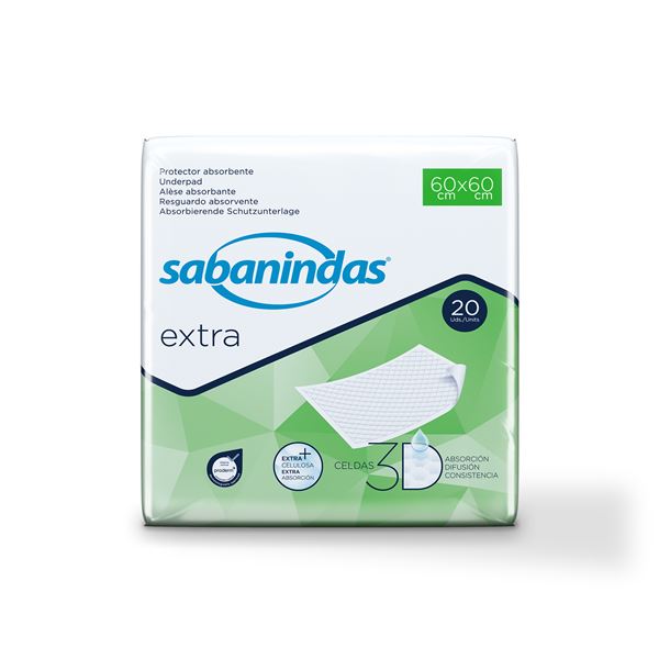 Podložky absorpční 60x60 Sabanindas Protector Extra