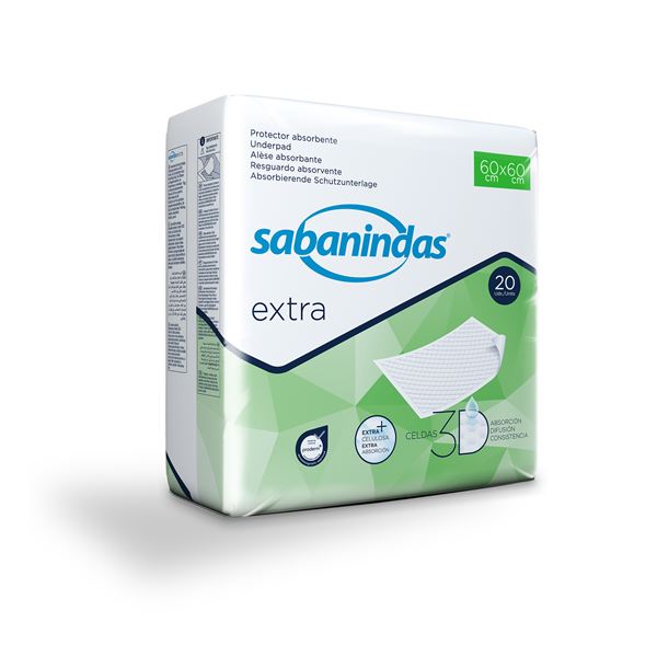 Podložky absorpční 60x60 Sabanindas Protector Extra