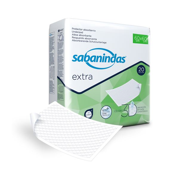 Podložky absorpční 60x60 Sabanindas Protector Extra
