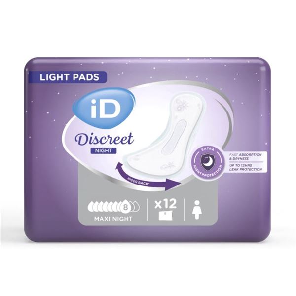 Vložky iD Discreet Light Maxi Night