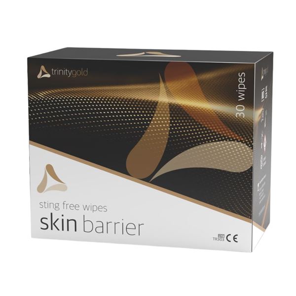 Trinity Gold Skin Barrier, Wipe Film ochranný silikonový, ubrousky 30ks