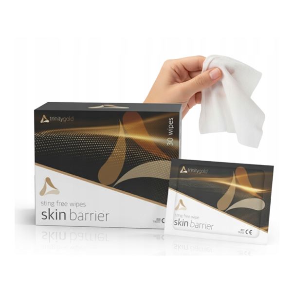 Trinity Gold Skin Barrier, Wipe Film ochranný silikonový, ubrousky 30ks