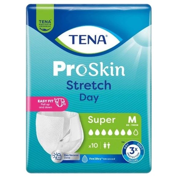 Kalhotky zalepovací TENA Proskin Stretch Day Super M 10ks