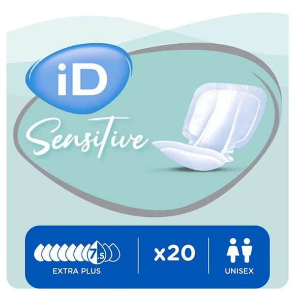Vložné pleny iD Sensitive Form Extra Plus, 20ks