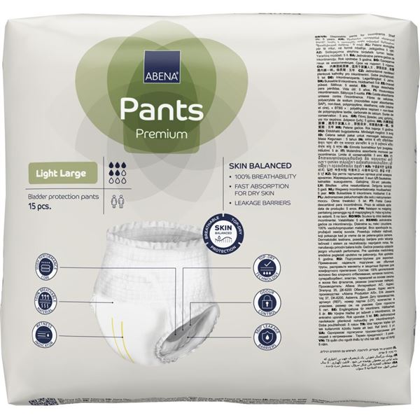Navlékací kalhotky Abena Pants Premium Light L