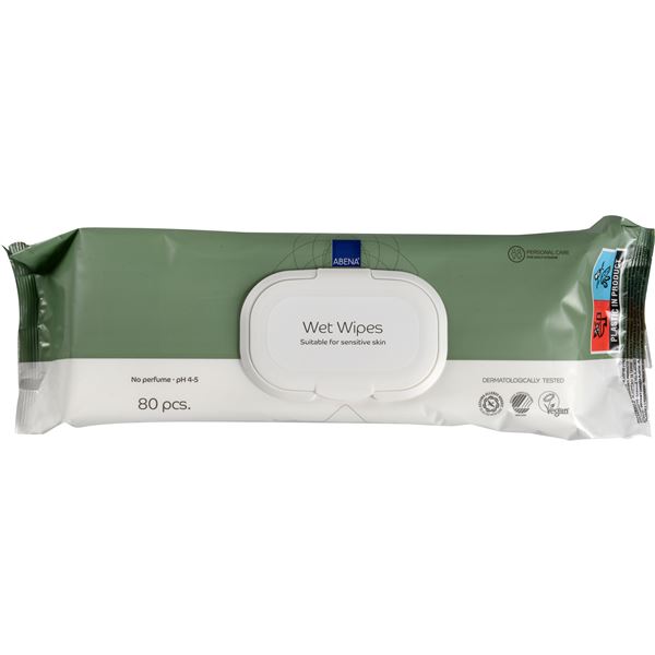 Abena vlhčené ubrousky 27x20 bal. 80ks