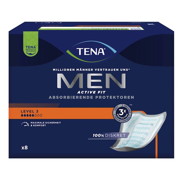 Vložky TENA Men Level 3 8 ks 