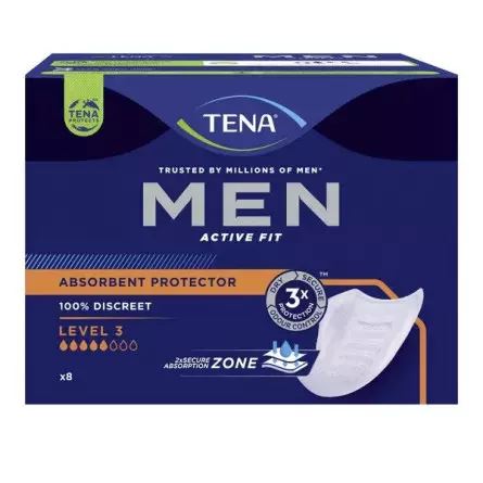 Vložky TENA Men Level 3 8 ks 