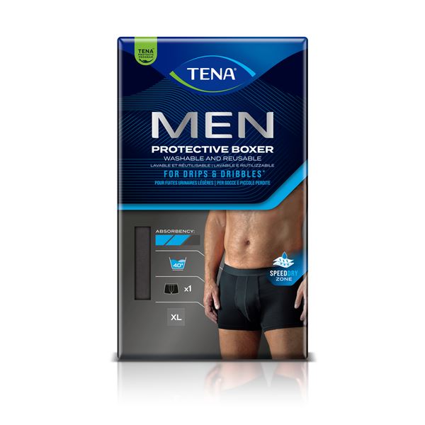 Pratelné boxerky TENA Men vel. XL, černé
